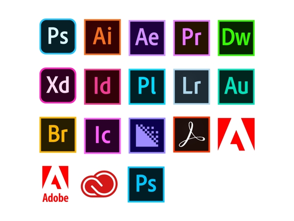 Adobe彩色图标