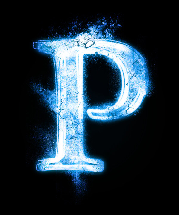 字母P设计图片