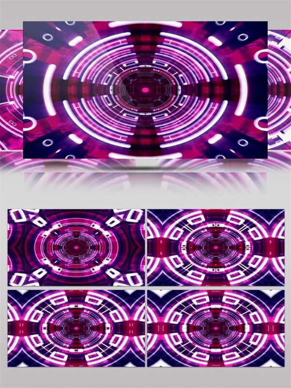 紫色动感舞台动态视频素材