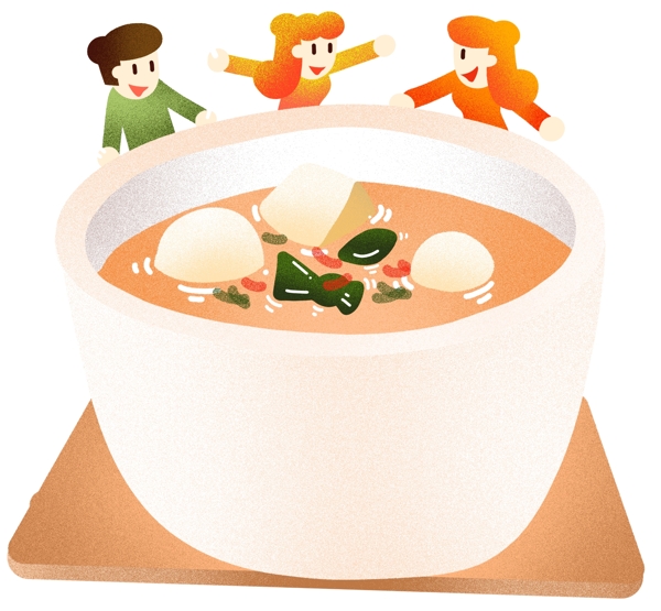 年夜饭鱼丸海带汤