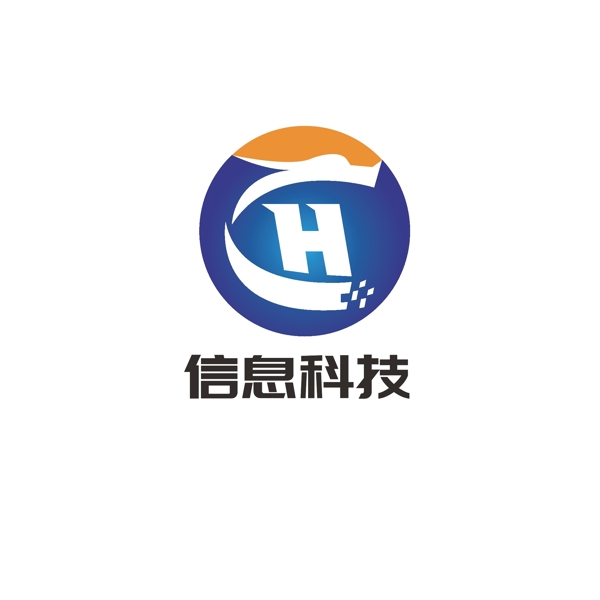 信息科技logo设计