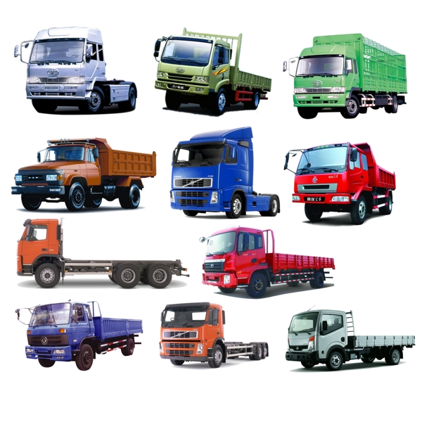 高清卡车高清卡车PSD各种卡车