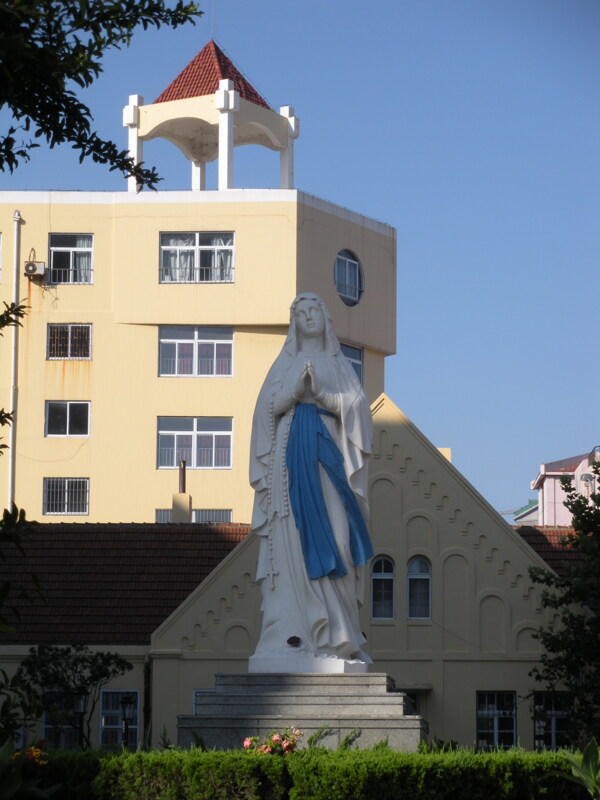 圣母雕像图片