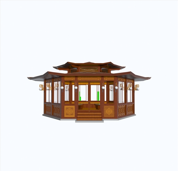 中式风凉亭