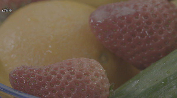 实拍草莓水果素材