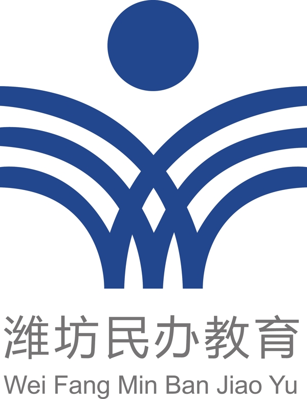 矢量民办教育logo图片