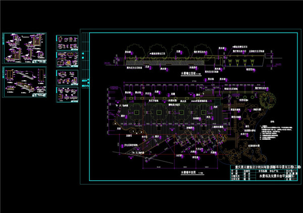 景观设计素材CAD景观图纸