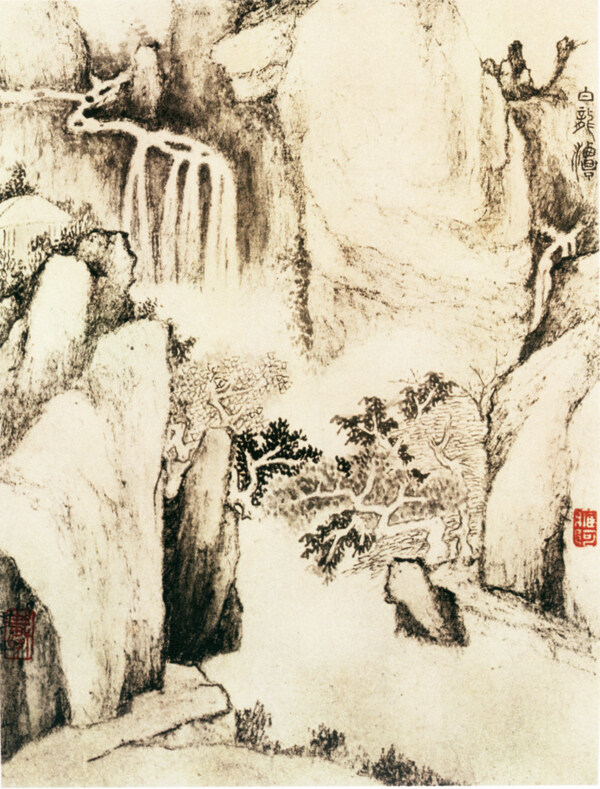 黄山图b山水画中国古画0777