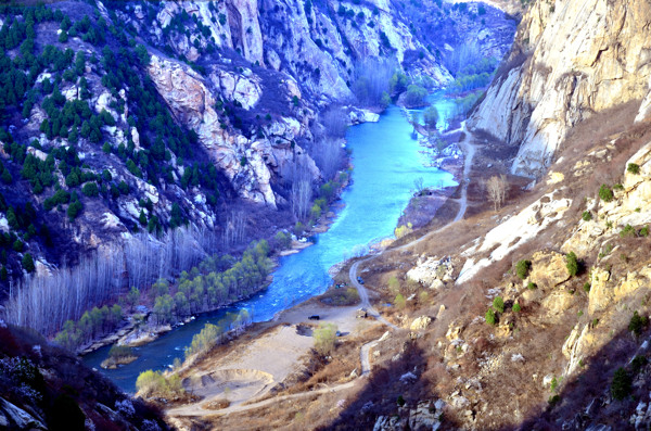 北京延庆白河峡谷风景