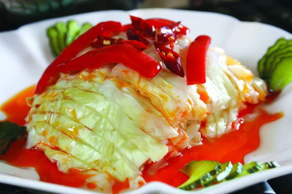 红油泡菜图片