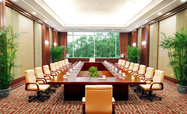 会议室全貌图片
