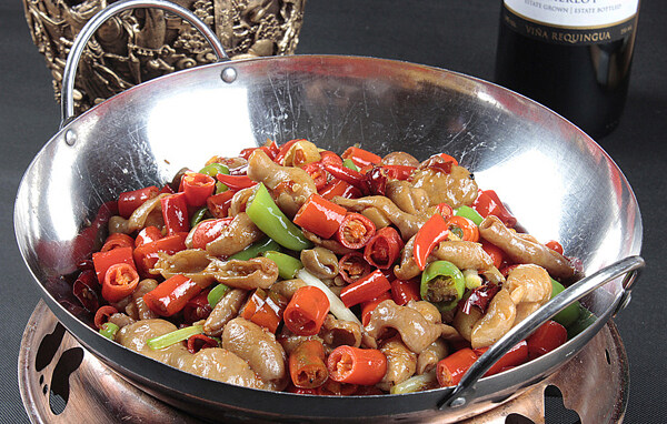 北京菜干锅肥肠图片
