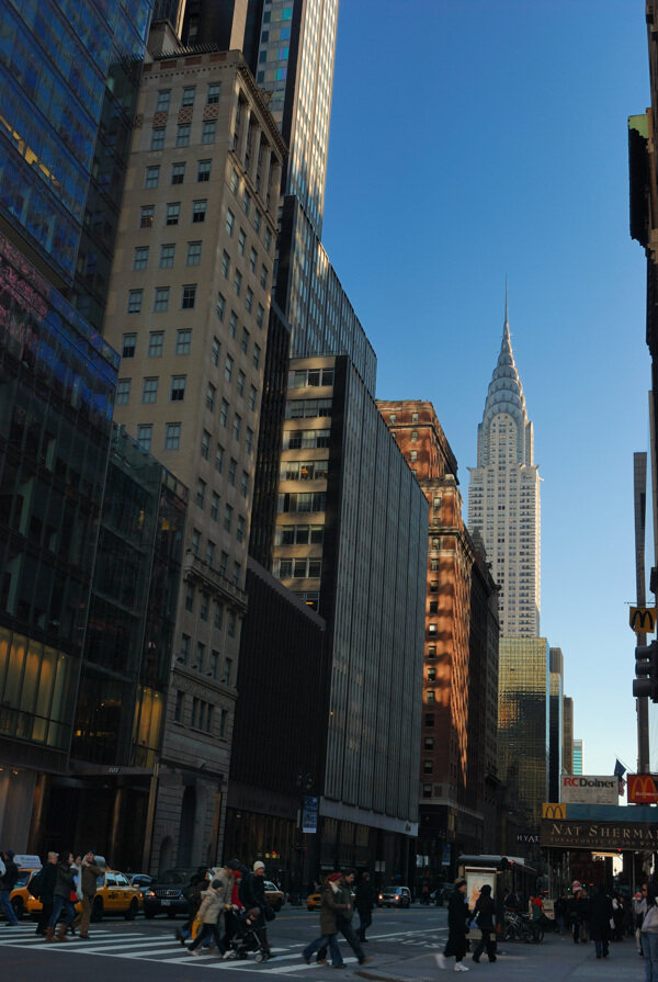 纽约曼哈顿第道街景图片