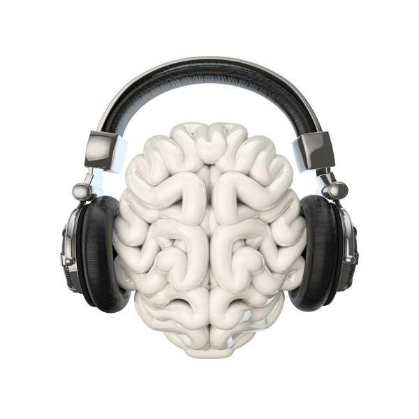 大脑听音乐图片