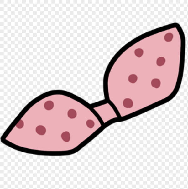 粉色兔耳朵蝴蝶结酒红波点头发装饰线条