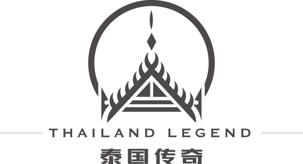 泰国传奇泰式logo建筑