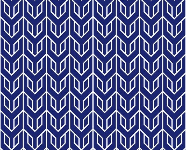 箭头麦穗造型蓝底白线背景墙造型纹理