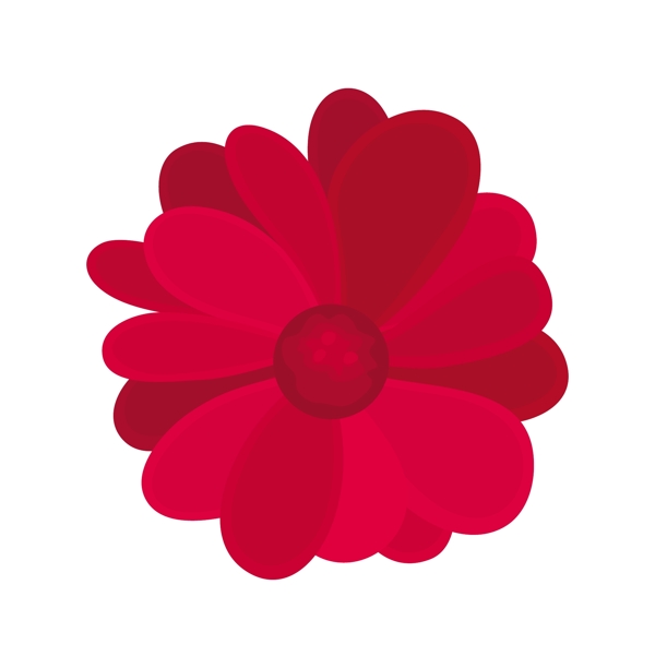 红花抽象设计