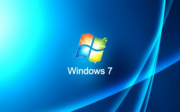 Windows7炫光分层背景素材图片
