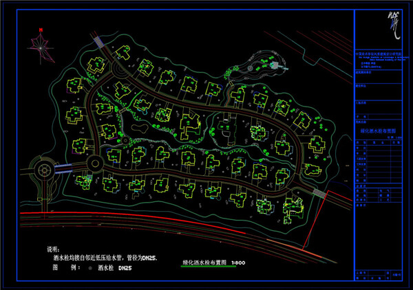 园林建筑景观CAD景观图纸