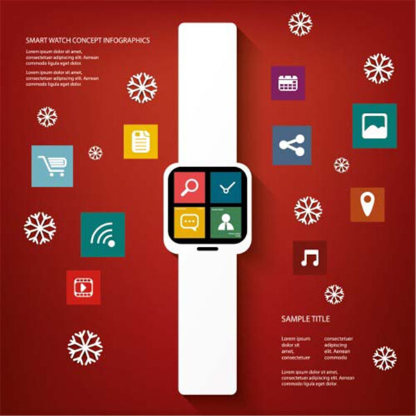 app图标与智能手表图片