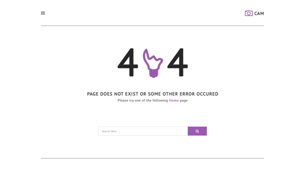网页404错误页面设计模版