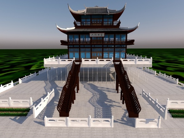 古建筑宫殿3dmax模型
