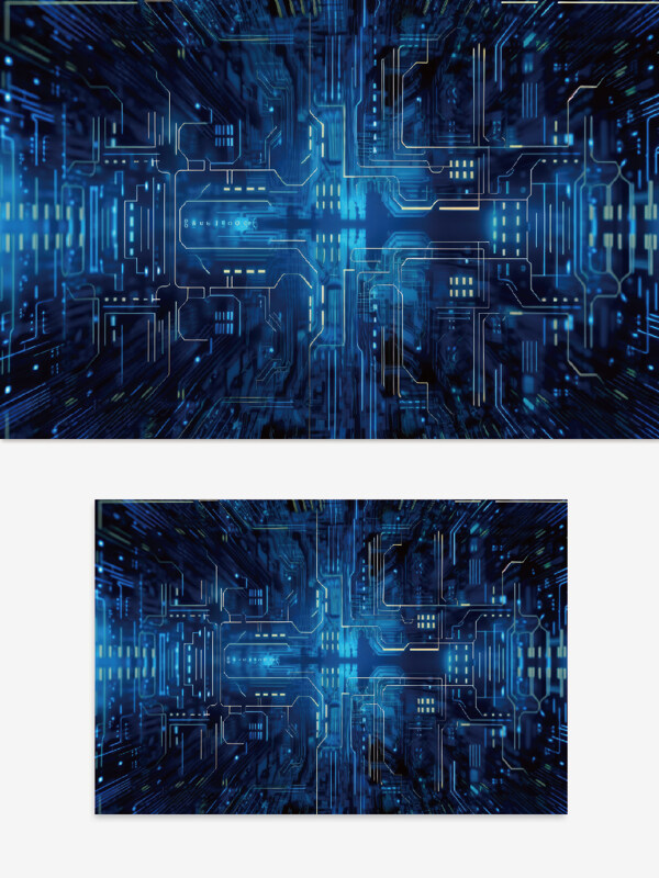 创意科技蓝色抽象cpu设计   抽象山峰 抽象设计  抽象创意  抽象科技 ppt背景