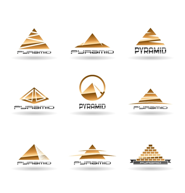 金字塔logo设计