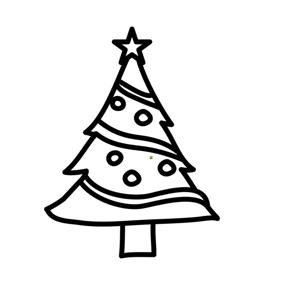 扁平化圣诞树