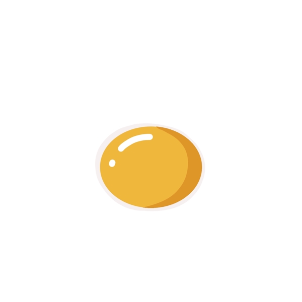 矢量图金黄的煎蛋