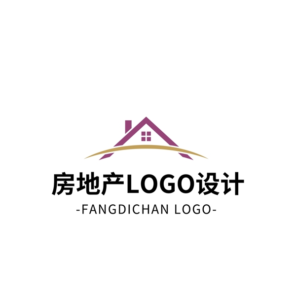 简约大气创意房地产logo标志设计